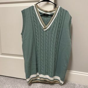 Mens Teal Vest